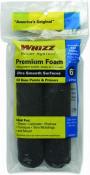 Whizz Black Foam 6" Roller Covers, 2-Pack