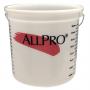 Allpro 5-Quart Clear Plastic Pail