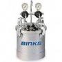 Binks 2.8 Gallon ASME Tank with 2 regulators